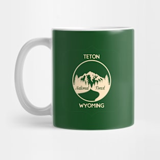 Teton National Forest Wyoming Mug